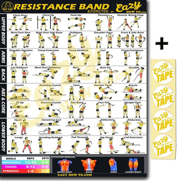 Resistance Band Exercise Workout Banner
